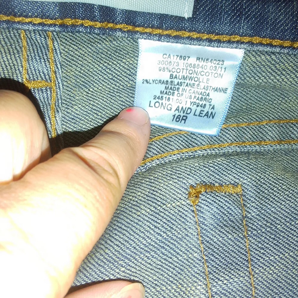 GAP Men's Bootcut Jeans in Deep Blue‎